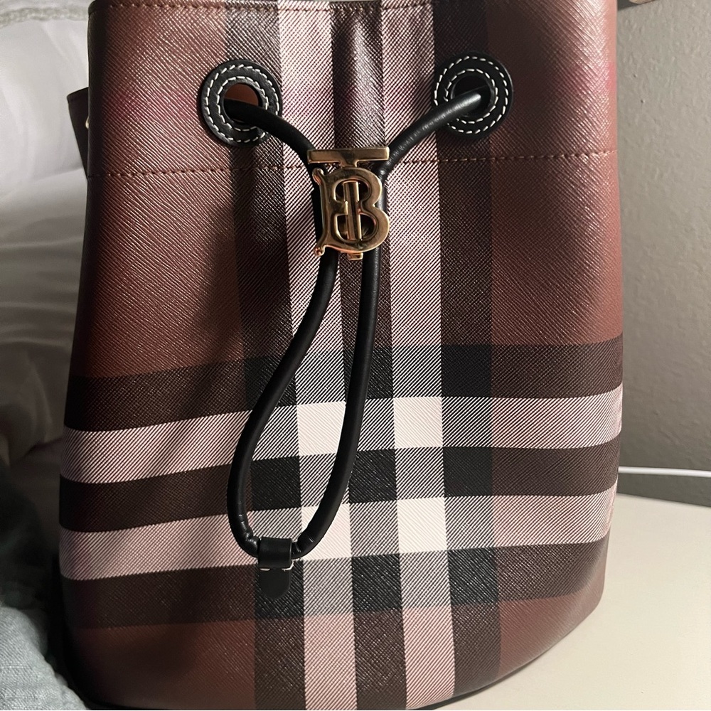 Burberry Drawstring Bucket Bag
